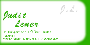 judit lener business card